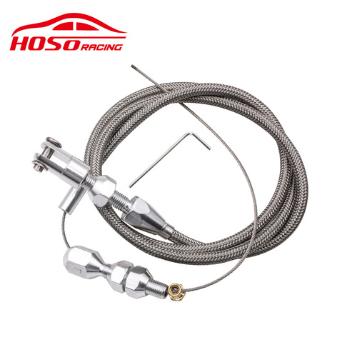Car modification parts 36-inch throttle cable braided throttle cable kit suitable for Chevrolet from 1997 to 2007