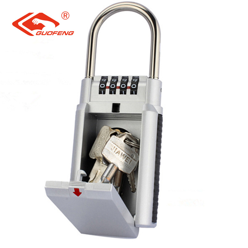 Decoración del hogar puerta de oficina cifrado candado mostrador caja de cerradura antirrobo caja de cerradura de aleación de zinc