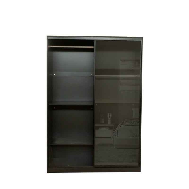 Armario casa dormitorio gabinete de almacenamiento ropa simple armario colgante moderno estilo simple de pie alto sentido