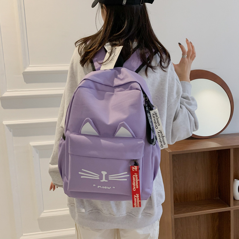 Mochila escolar para niñas, estilo coreano, para edades de 6 a 12 años, ligera y cómoda