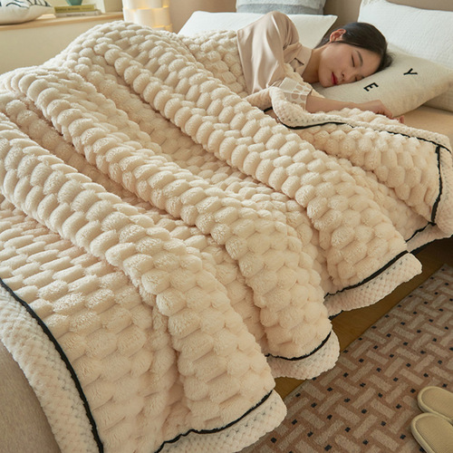 Class A beetle velvet coral velvet blanket cover blanket thickened winter nap office nap blanket air conditioning blanket sofa blanket