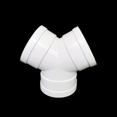 PVC 排水Y型三通50-160大規格Y型人字三通三叉接頭排水管配件批發