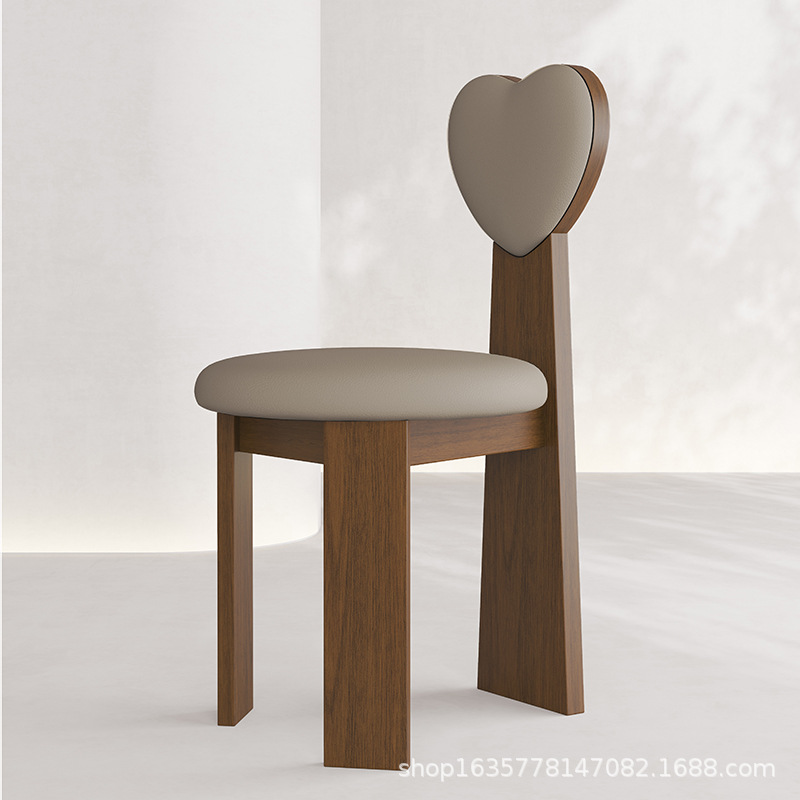 Nórdico retro silla de comedor de madera sólida hotel de restaurante casero estilo medieval silla de respaldo silla de tela de algodón fábrica de fuente