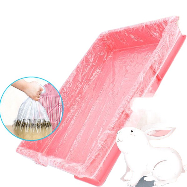 Disposable rabbit cage thin film plastic film cushion rabbits Dutch…