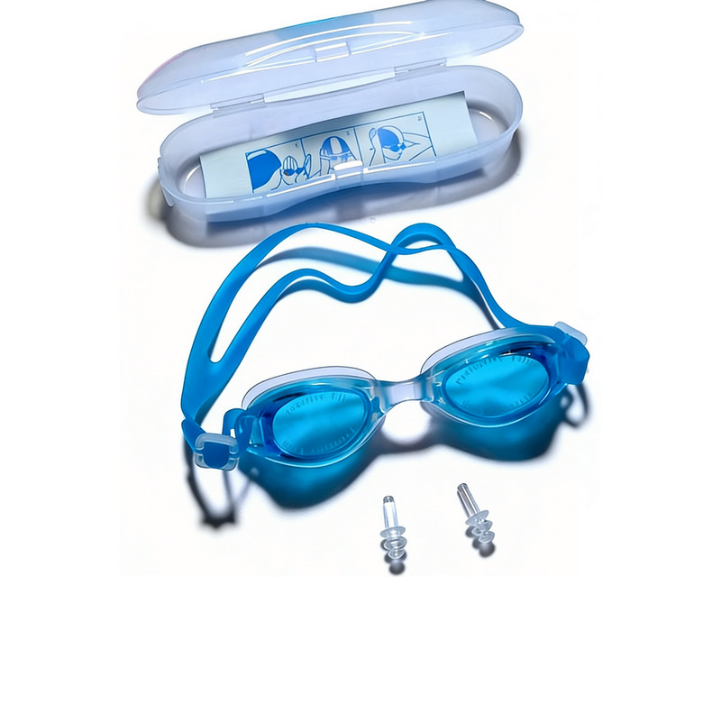 Gafas de Natación Deportivas para Adulto YH-009 de Silicona y PC, Antivaho e Impermeables con Estuche image 3