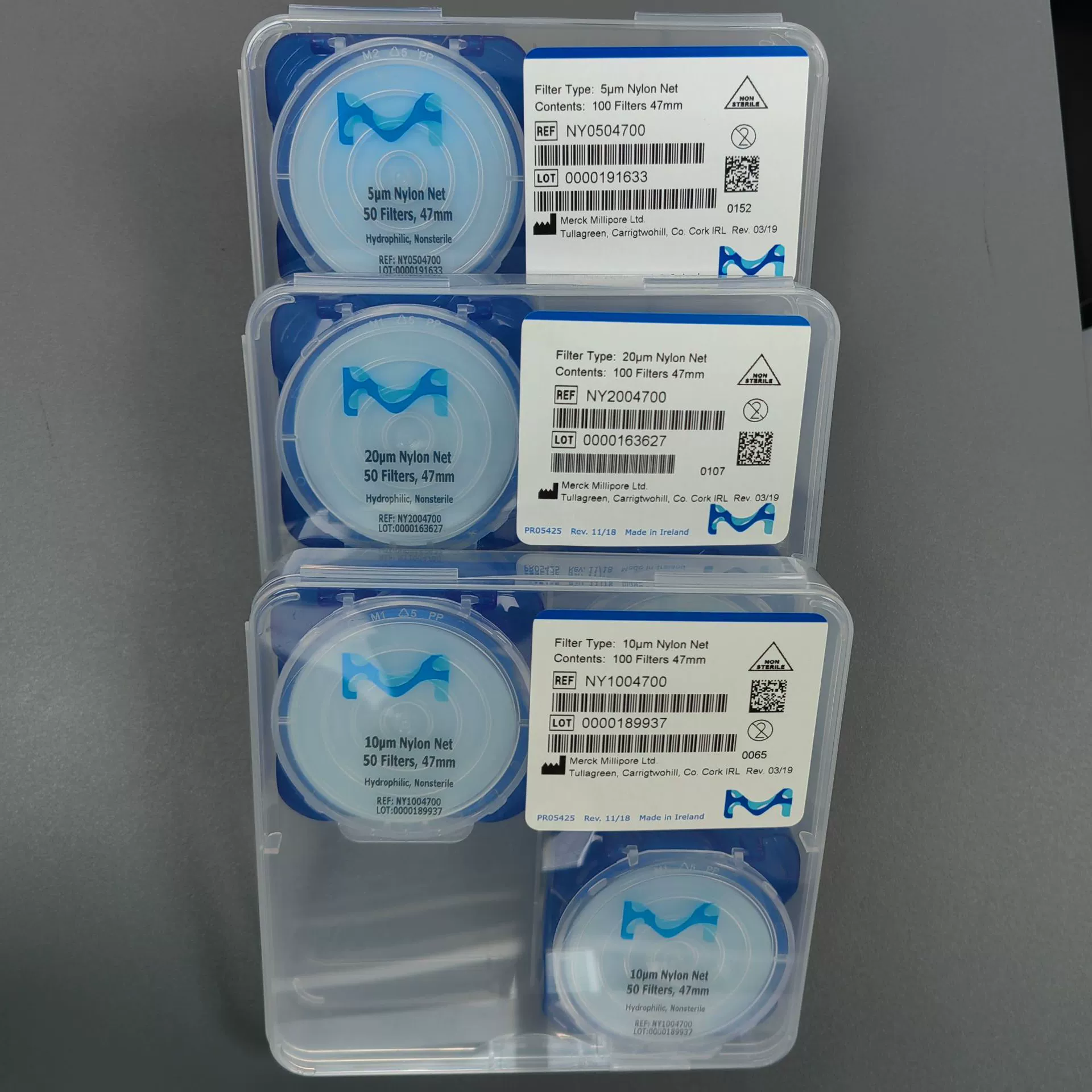 Merck miribo нейлоновая фильтрующая мембрана NY0504700/NY1004700/NY2004700 сетка