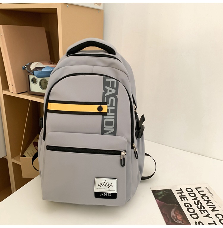 Kids Backpacks New Fashion Trend Backpack Large Capacity Outdoor Leisure Travel Bag Computer Bag Men's Backpack Student Schoolbag_voghion.com