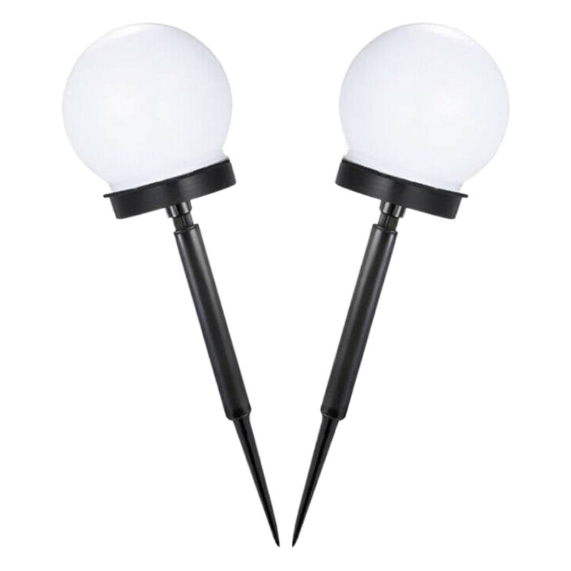 Comercio electrónico transfronterizo lámpara de bombilla enchufable solar lámpara de bola de 10cm lámpara de césped al aire libre lámpara de paisaje decorativo Patio