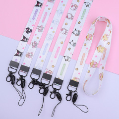 Sanrio character Patchouli Melody wholesale phone case with long chain necklace strap, cord holder, card holder strap