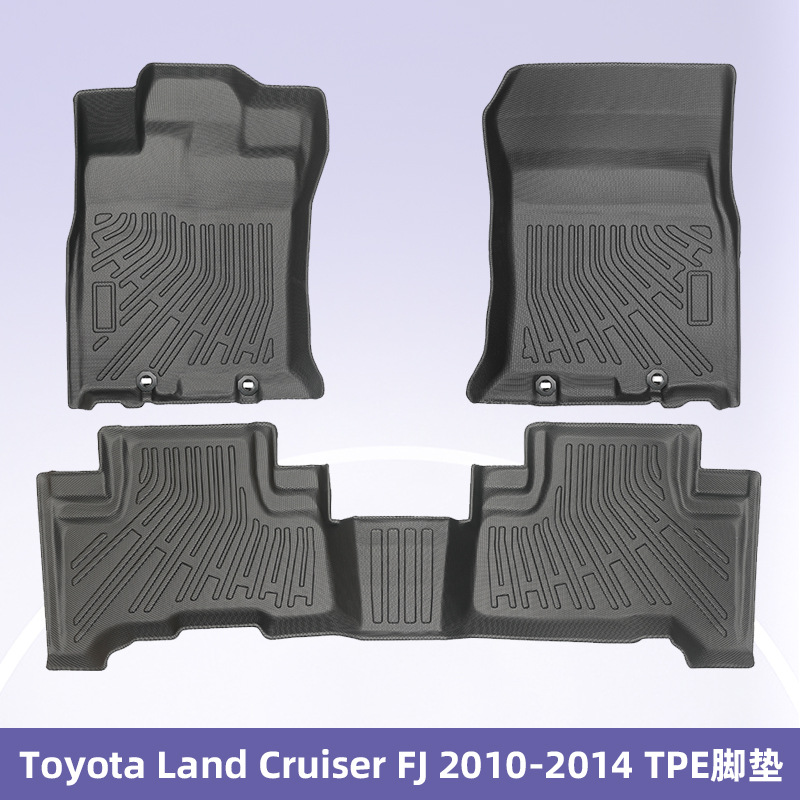 Para Toyota Land Cruiser FJ2010 - 2014 TPE almohadilla de pie 3D todo el tiempo almohadilla del maletero
