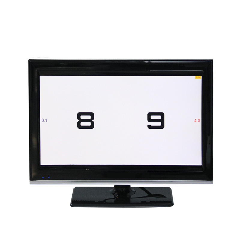 Equipo de optometría oftálmica 19 pulgadas LCD visual gráfico pantalla gafas tienda equipo de optometría LED gráfico visual con certificado