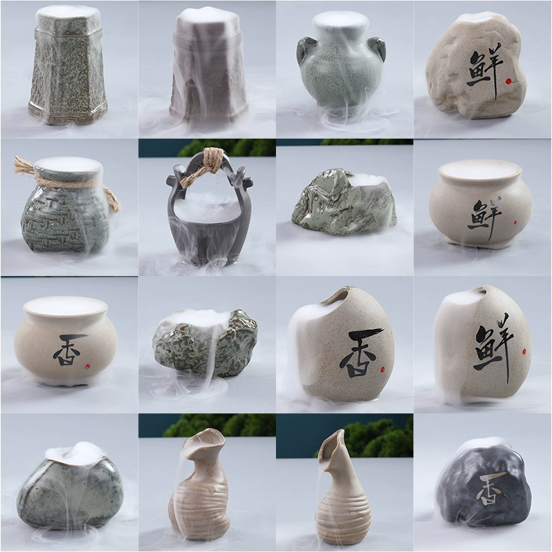 Декоративные украшения для сашими, декор для холодных блюд, подача сашими, чашка для сухого льда, сосуд для сухого льда, маленькая чашка для сашими с сухим льдом, чашка для сухого льда