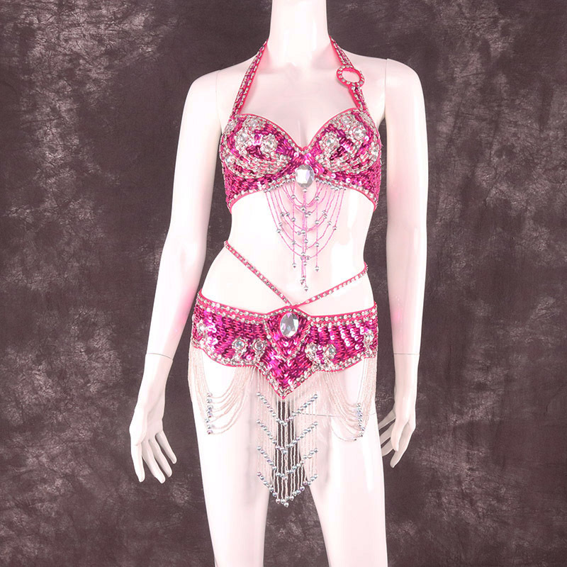 Ropa de danza India de gama alta ropa de danza del vientre 2023 primavera y verano sexy nueva ropa de práctica ropa de rendimiento falda de sujetador femenino