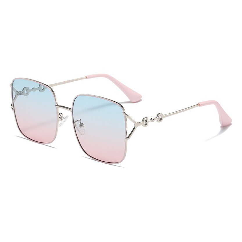 Internet Celebrity moda gafas de sol polarizadas LS331 nueva moda gafas de sol cuadradas en vivo recomendar gafas de sol lisas