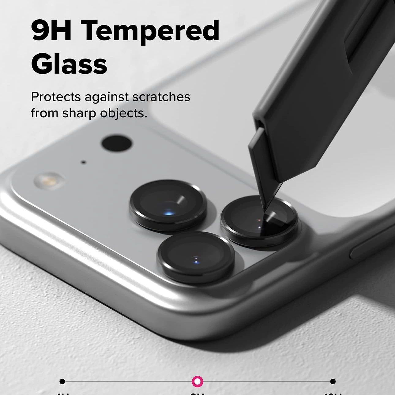 (Горизонтальная торговля) совместимый iPhone 17, стеклянный защитный экран, 17 Pro Max, алюминиевый сплав, 1 штука