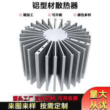铝型材散热器太阳花散热片高密齿大功率工厂定做开模定制定制加工