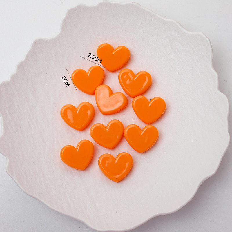 Clip pequeño de amor de color de pensamiento de siete colores, color lindo de plástico, ramo fresco, accesorios de tarjeta, material de bricolaje