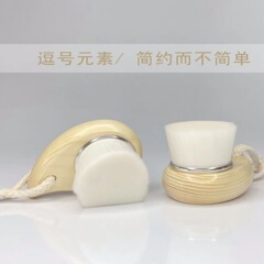 メーカー文玩ブラシ竹パイン凹型洗顔ブラシディープクリーニングソフト黒ずみクリーニングブラシ文玩ブラシ工場