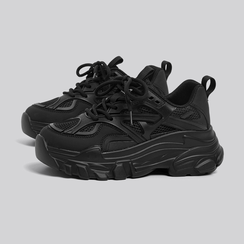 2023 New Internet Celebrity Thick-soled White Shoes All-match Sports Height-increasing Single-layer Shoes Slimming Dad Shoes Women's Ins Fashionable Breathable Shoes 2023 New Internet Celebrity Thick-soled White Shoes All-match Sports Height-increasing Single-layer Shoes Slimming Dad Shoes Women's Ins Fashionable Breathable Shoes