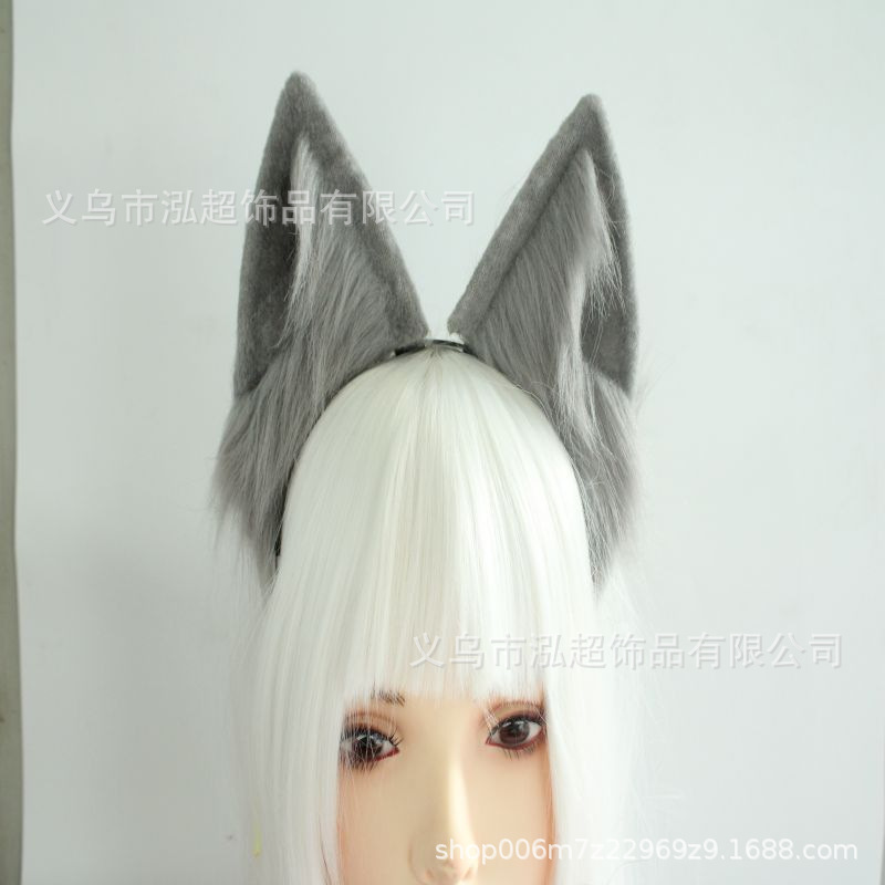獣耳カチューシャシミュレーション猫耳lolitaしっぽlo娘動物耳ロリータ獣耳|undefined