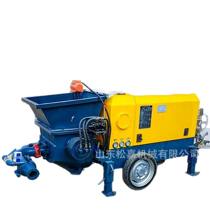 Máquina de pulverización húmeda hidráulica para refuerzo de soporte de túnel de metro máquina de pulverización de anclaje de cabeza única y doble máquina de pulverización húmeda para protección de pendiente de pozo de fundación