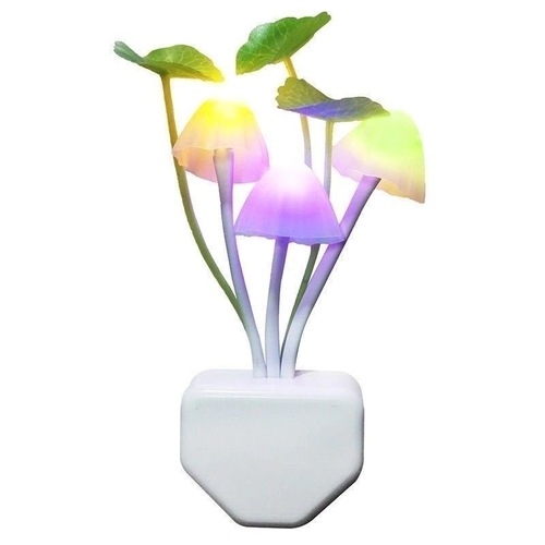 Creative Cute Bedside Lotus Night Light with Plug-in LED Dimmable Light for Infant Sleep Feeding, Bedroom Lamp