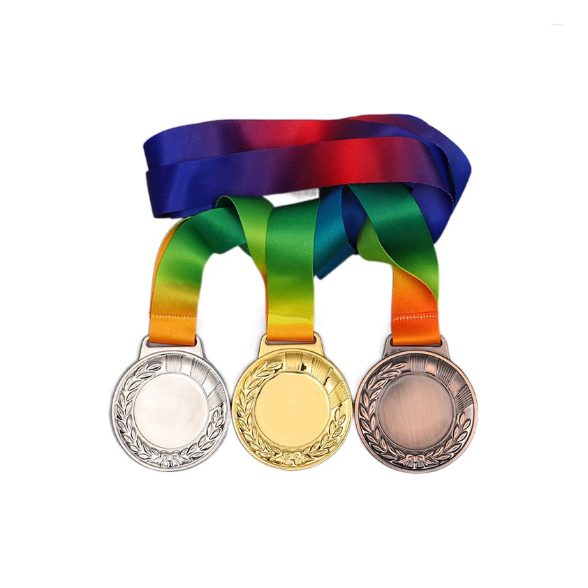 En stock metal trigo Spike Medalla Empresa personal aumento creciente medalla deportes maratón corriendo listado Trofeo