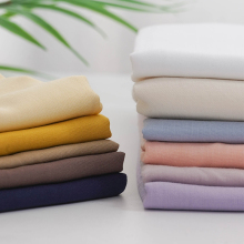 人造棉布料棉绸纯色面料睡衣棉布衣服裙子面料白色绵绸黑