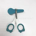 Two-color children's safe scissors for nails for baby