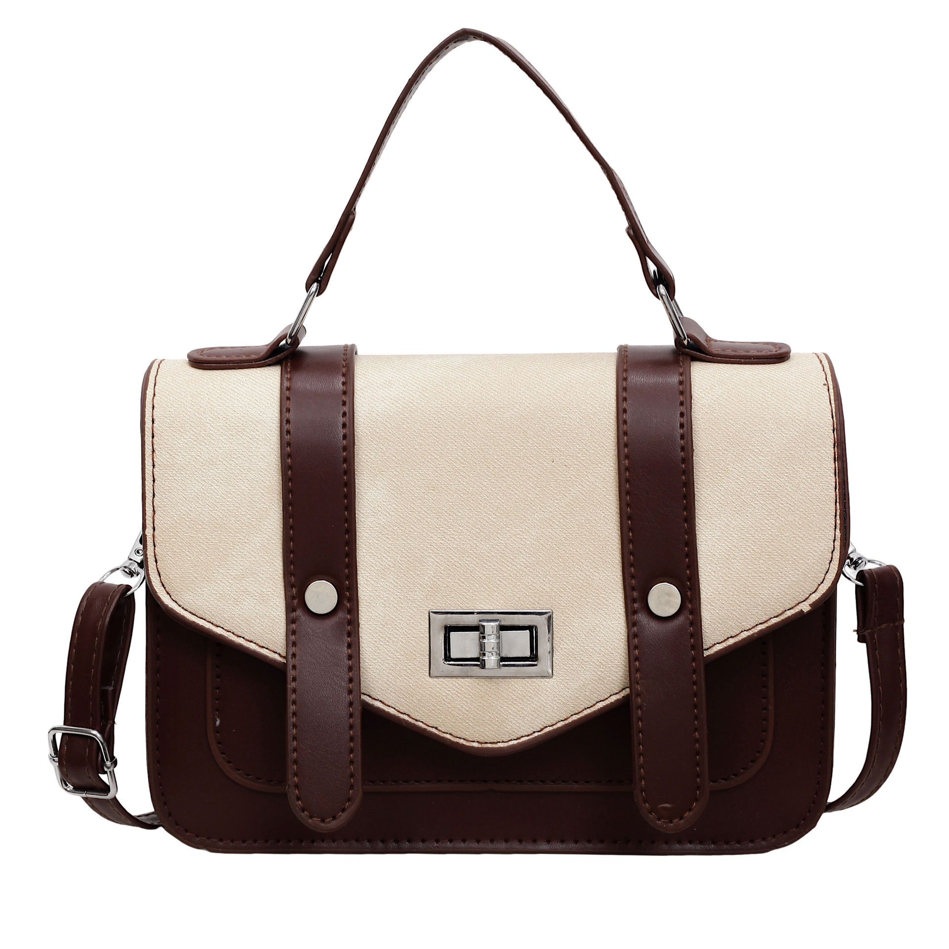 Casual bolso cuadrado simple 2026 nueva moda de color de gran capacidad de transporte de hombro bolso de mano mujer