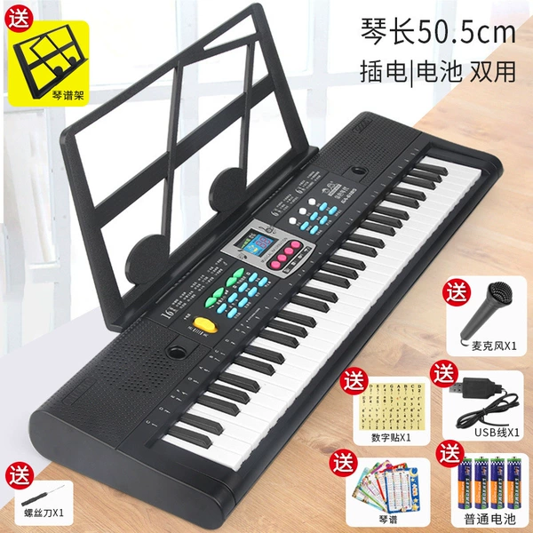 Universal microphone, 61 keys, 53cm