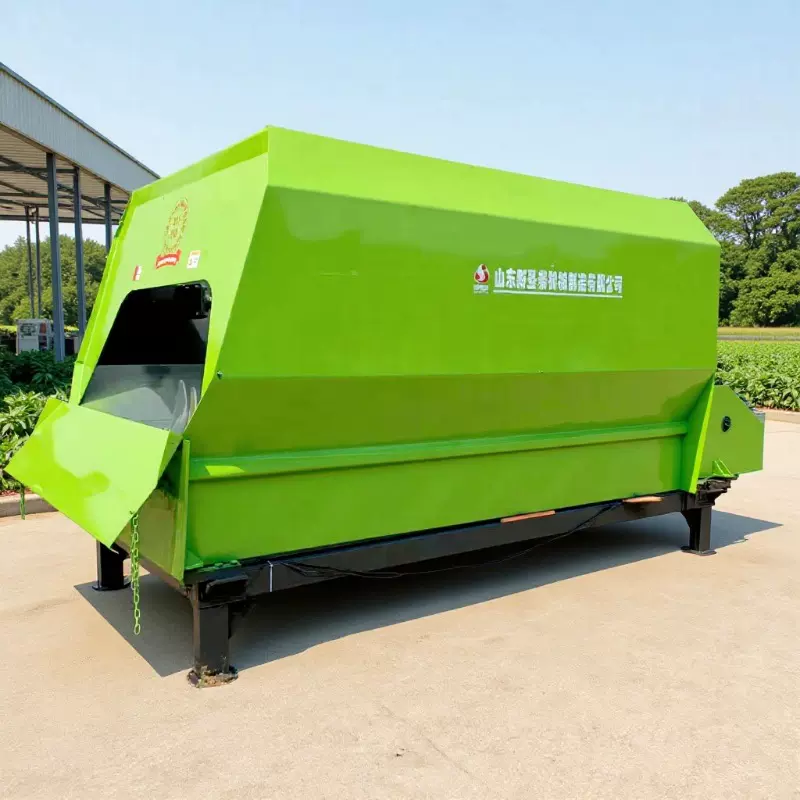 养殖场全日粮TMR饲料搅拌机 干湿两用混合均匀