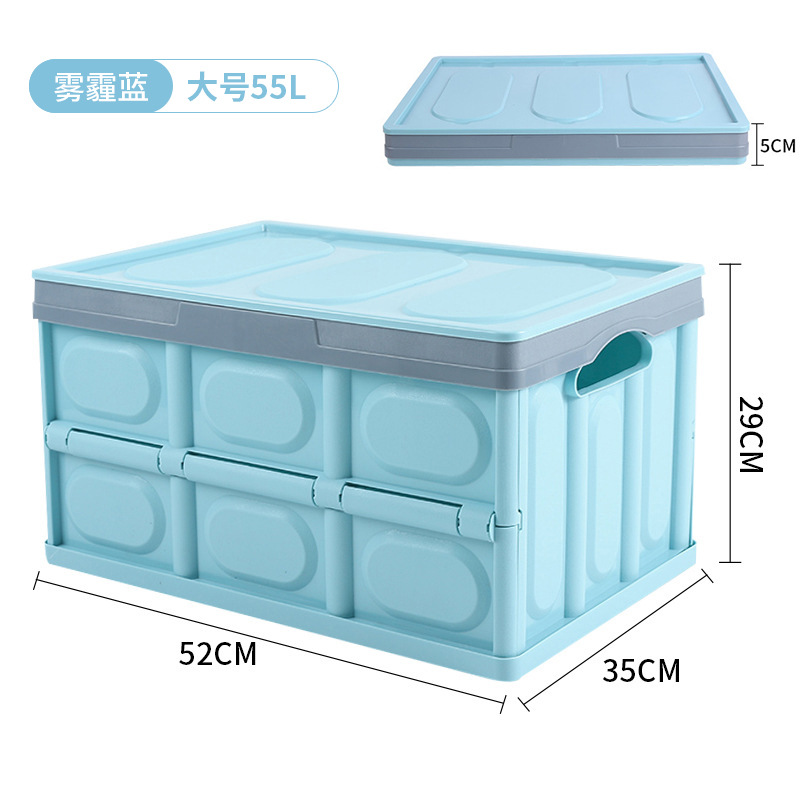 Caja de almacenamiento de respaldo del automóvil Caja de almacenamiento de libros plegable montada en el automóvil Caja de almacenamiento de la cola del automóvil
