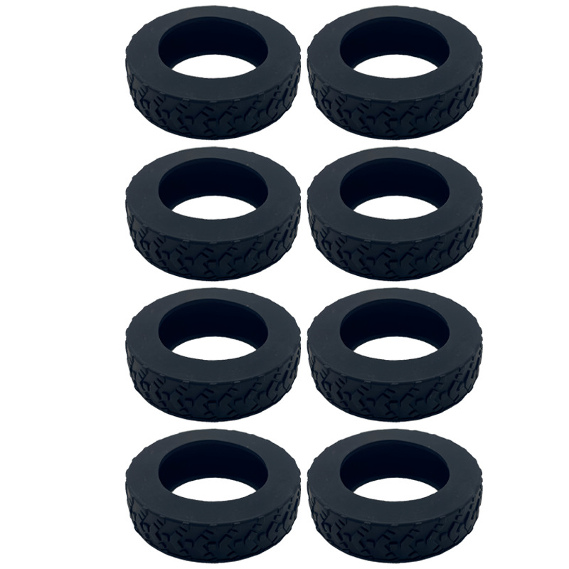 2 세대 휠 세트 대형 블랙 8 팩