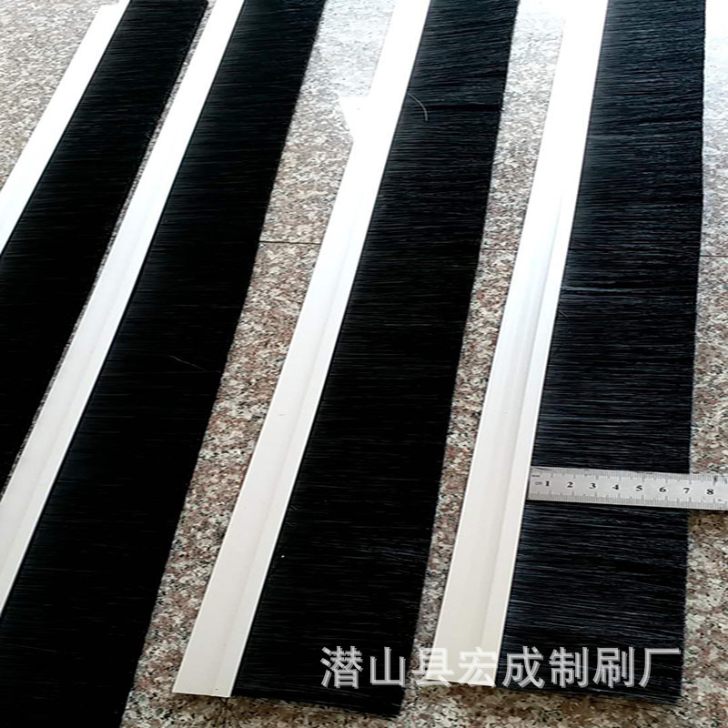 阻燃毛刷PC线路板防静电条刷日本碳纤维导电除刷子