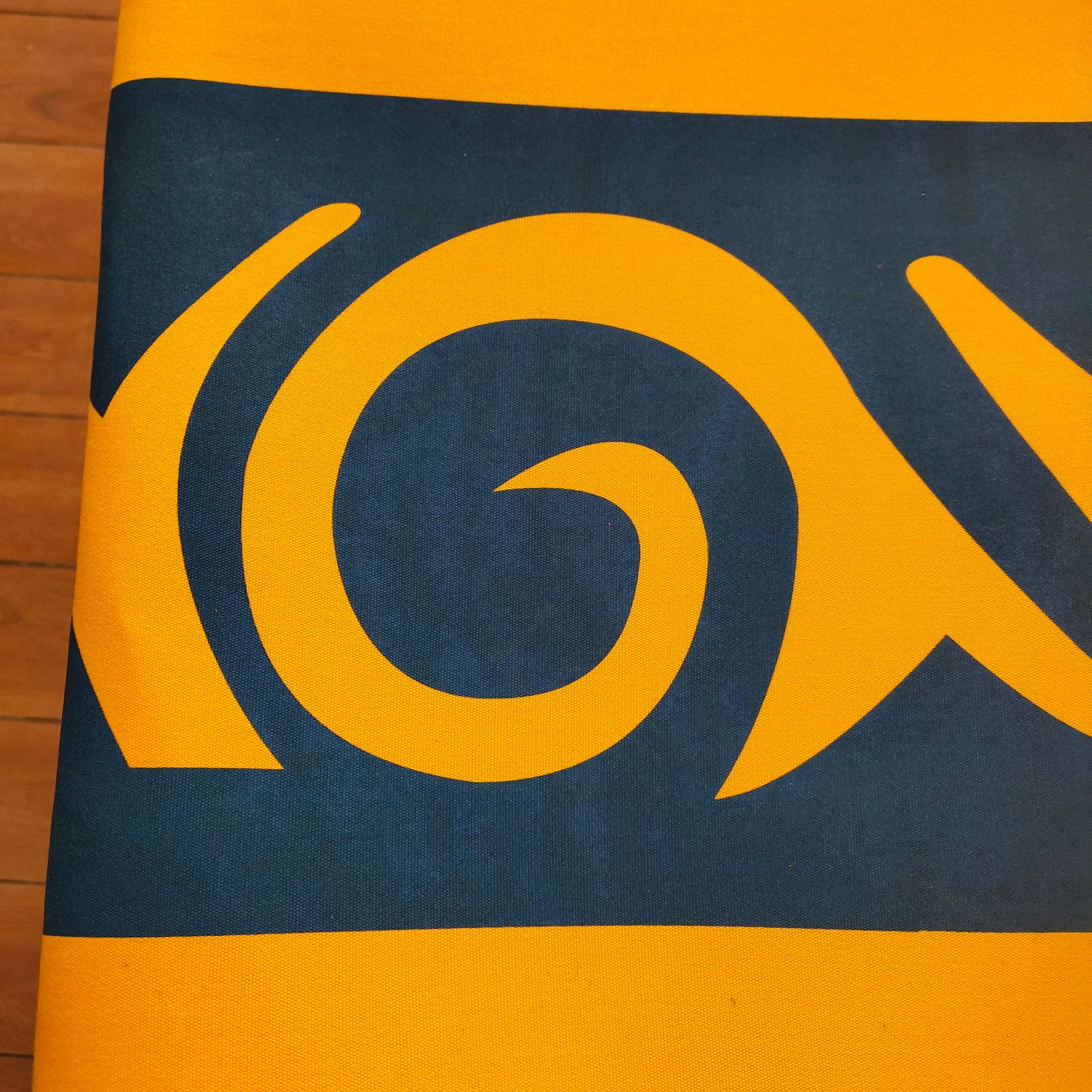 Yellow organic cloth