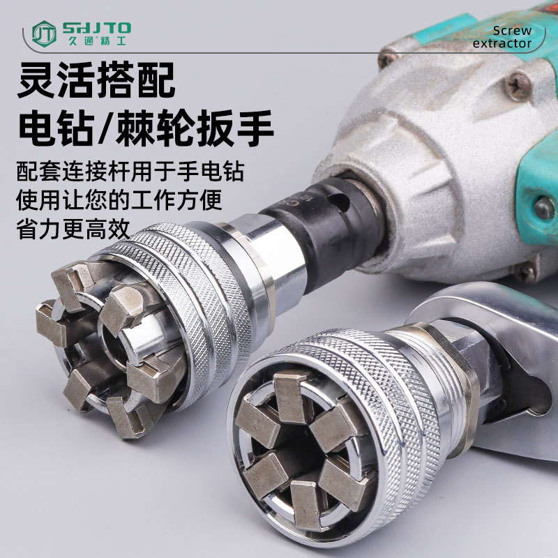 Ventas de fábrica al por mayor manual universal tornillo manguito herramienta de mantenimiento multifuncional ajustable manga mágica