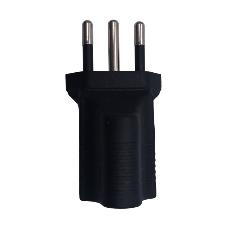 Adaptador estándar italiano 3 pies redondos a 3 enchufes estadounidenses 5-15R enchufe de conversión de energía convertidor de energía image 6