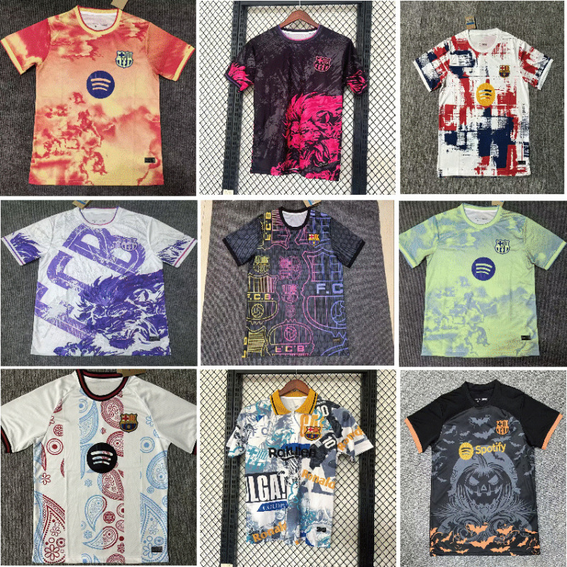242526球迷款巴晒新款透主场客场特别版足球服特别版比赛夏季二客|undefined