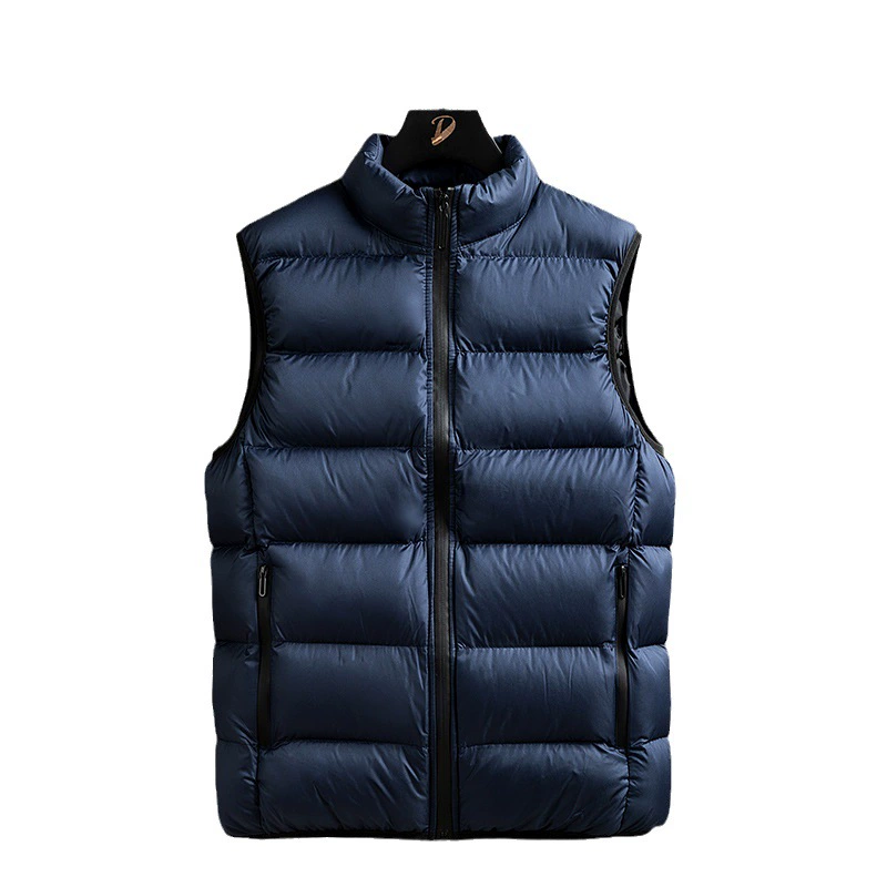 Пуховой хлопковый жилет Мужской Повседневный жилет на весну, осень и зиму