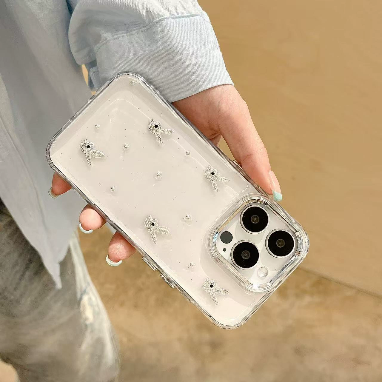 Apple, зайчик, чехол для телефона, iPhone15 Pro, защитный чехол, 2 карат, интернет-звезда, iphone, 16plus, 15