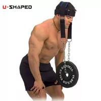 Neck & Head Training Harness (U-SHAPED) Adjustable Weight-Bearing Strap, Chain Option