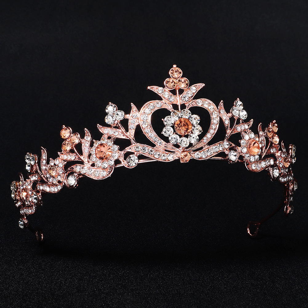 Retro Baroque Crown Bridal Headdress Wholesale Nihaojewelry display picture 4