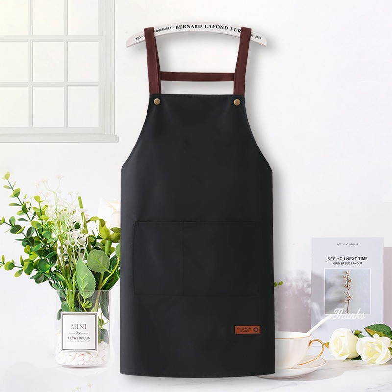 Black-BC601 스트랩 버클 더블 포켓 방수