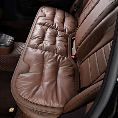 seat single-piece rear seat cushion | Seat cushion, seat cover - chestnut-brown-anti-fouling-skinlong-rear-seat-soft-and-comfortable