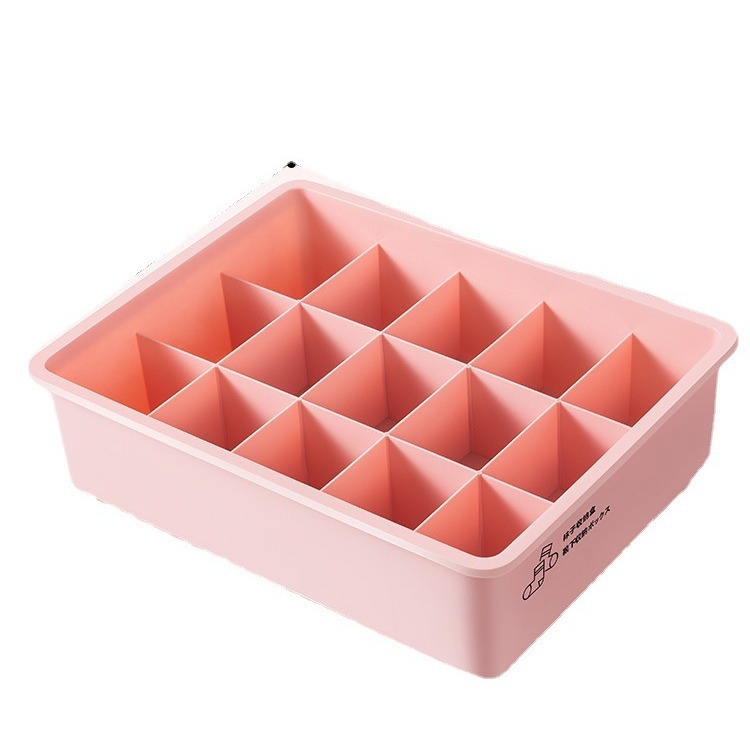 Organizador de Ropa Interior y Calcetines de Gran Capacidad de Plástico Sin Tapa para Dormitorio image 5