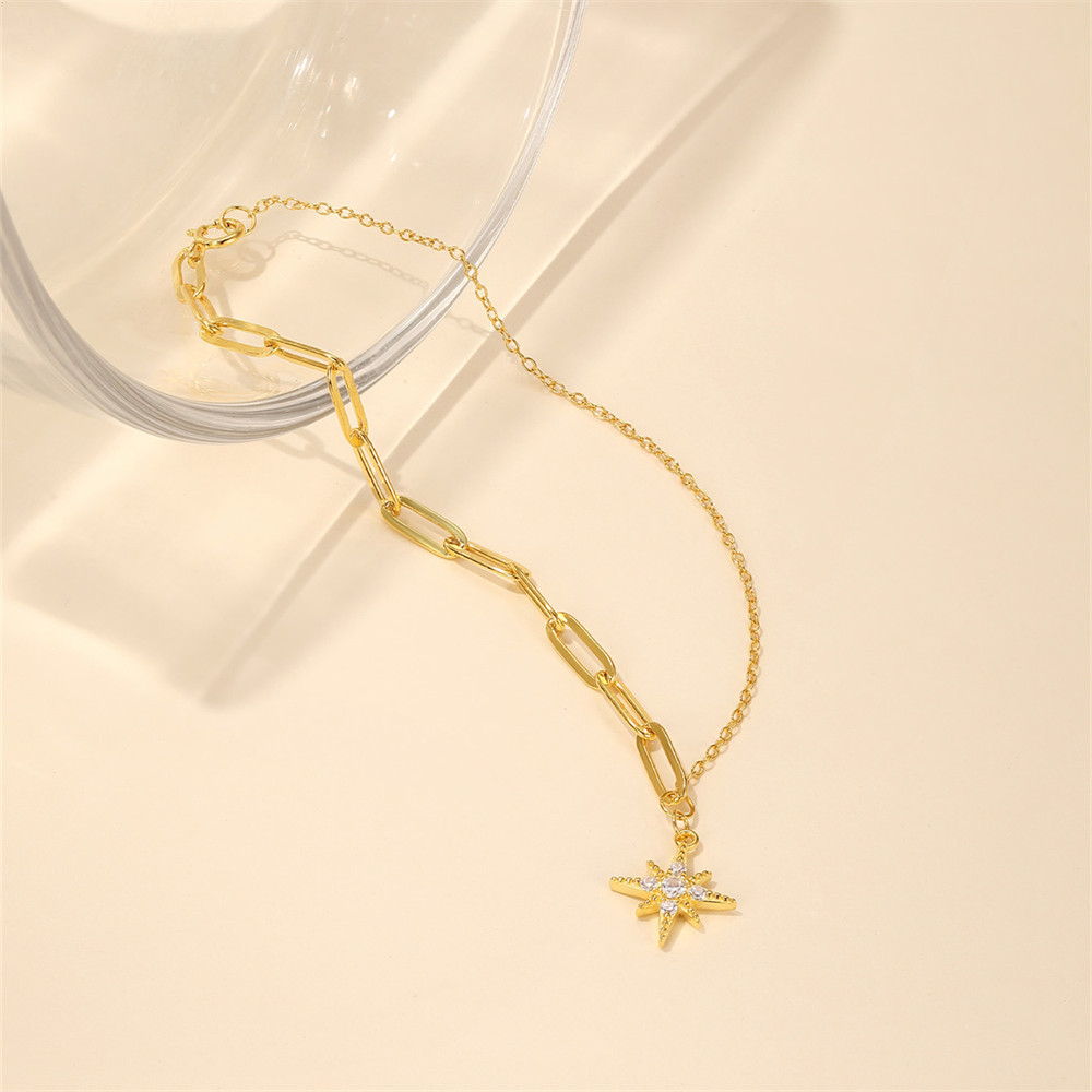 Paperclip Chain, cable chain Chain Type 1 Piece Quantity 925 Sterling Silver Paperclip Chain Cable Chain Bracelets Simple Style