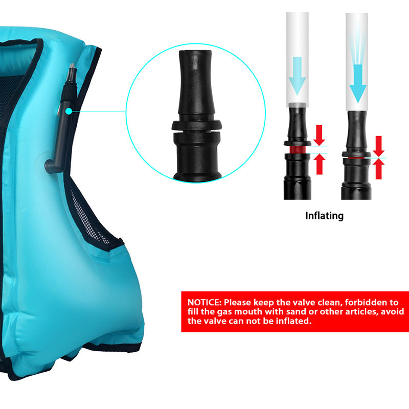 源工場は成人児童空気入り救命服浮力馬甲ベストサーフィン漂流水泳用品を供給している