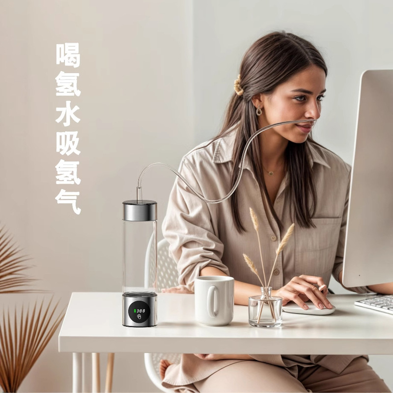 水素豊富なウォーターカップ、高濃度水素水カップ、新型LEDディスプレイ、PEM電解技術、水素水ボトル、越境認証|undefined