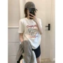 印花圆领夏季宽松t恤